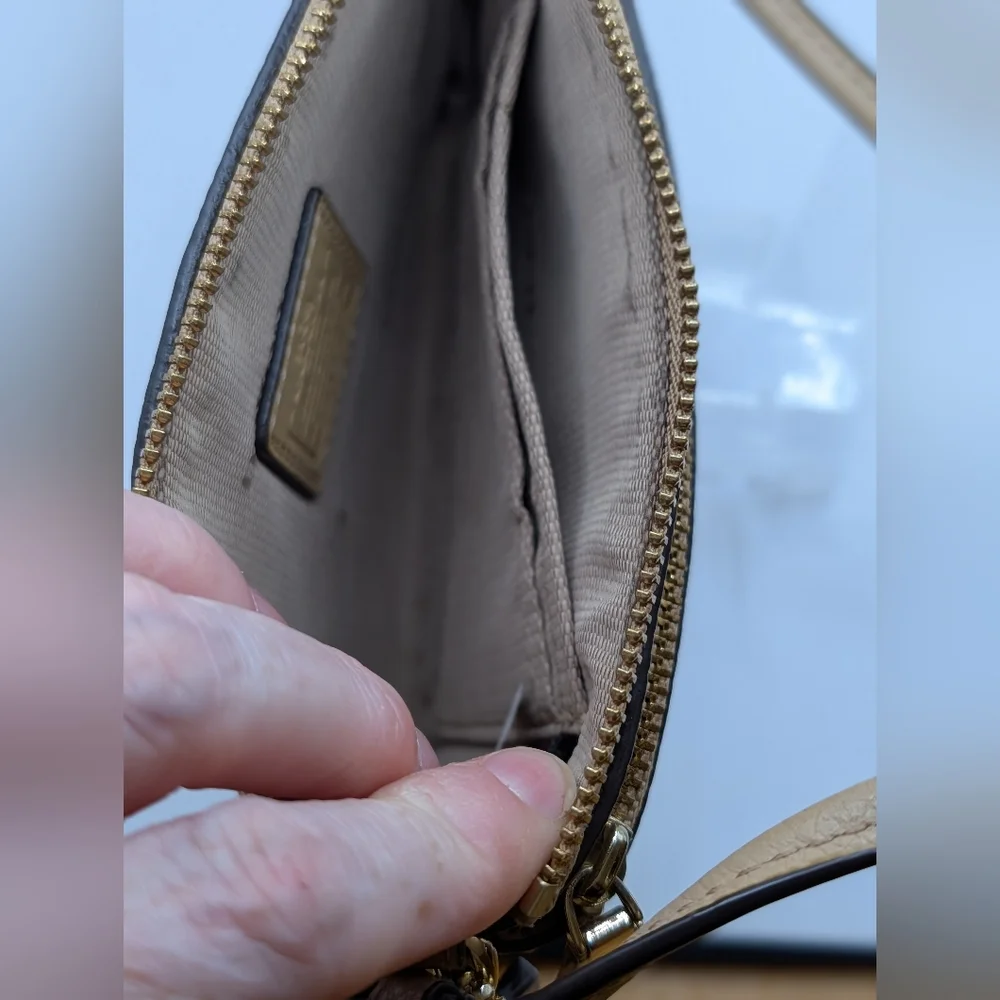 Coach pebbled leather